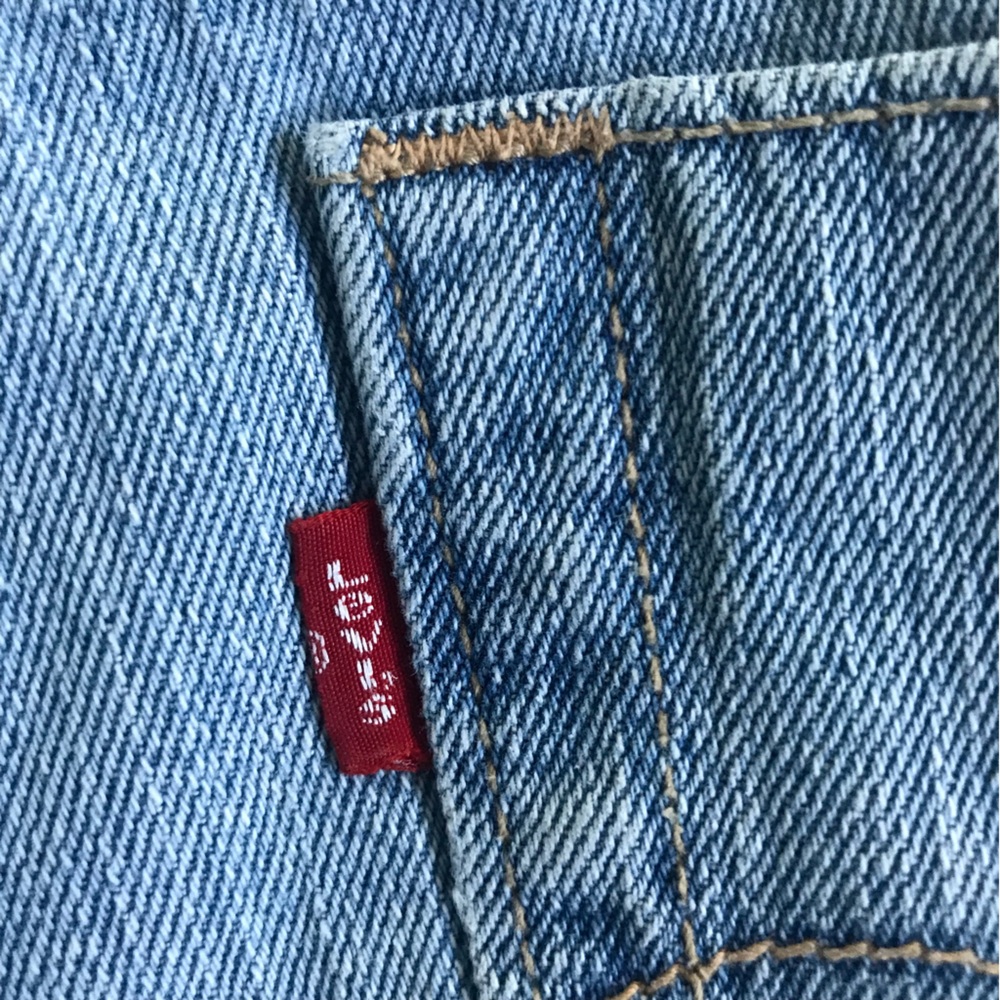 Women's Levi’s 515‎ Blue Jean Cuffed Crops Capris - Picture 3 of 10